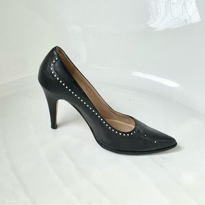 💋JOHNSTON & MURPHY, Black Classic Leather Pumps - size 8
